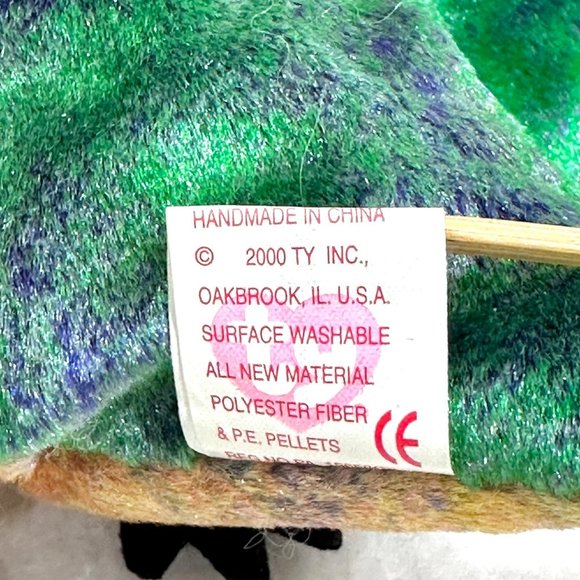 Y2K Ty Beanie Baby SWOOP the Pterodactyl - All Tags/Heart Protector - Picture 13 of 13